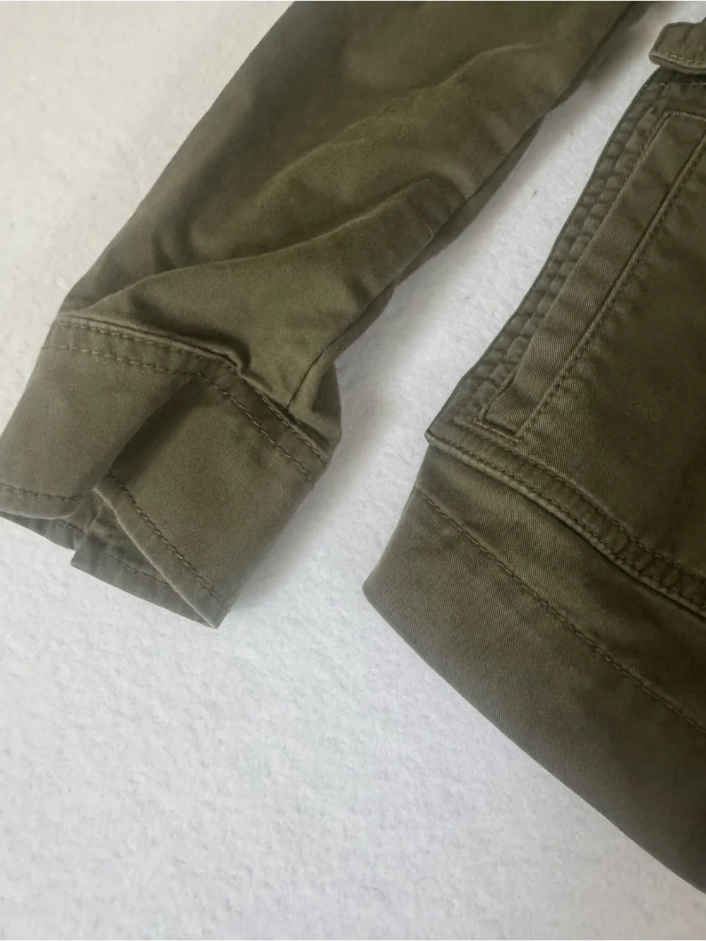 Banana Republic Olive Green Utility Bomber Jacket